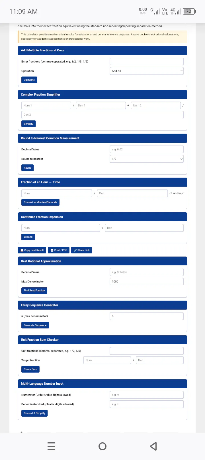 Fraction Calculator 2026 gallery image