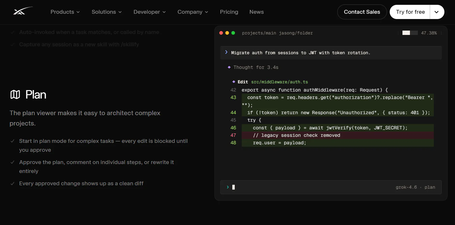 Grok 4.6 screenshot 4