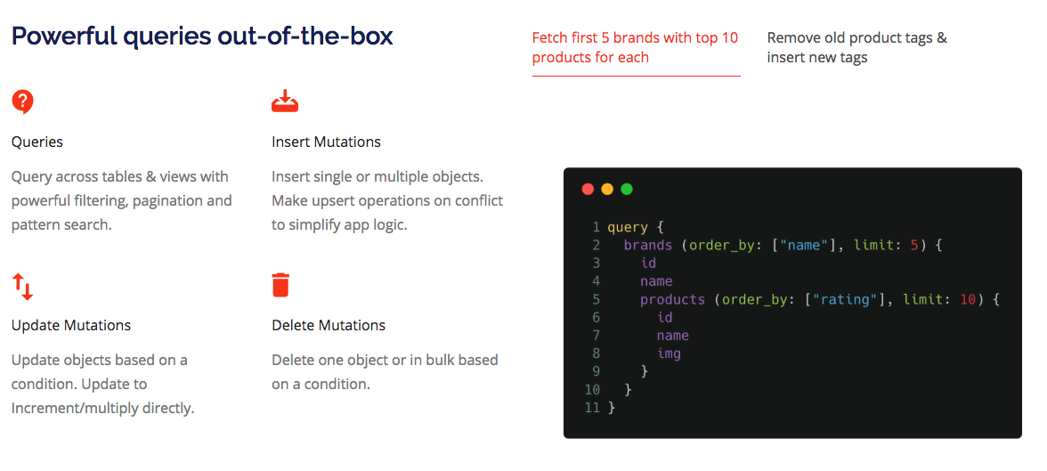 Hasura GraphQL Engine gallery image