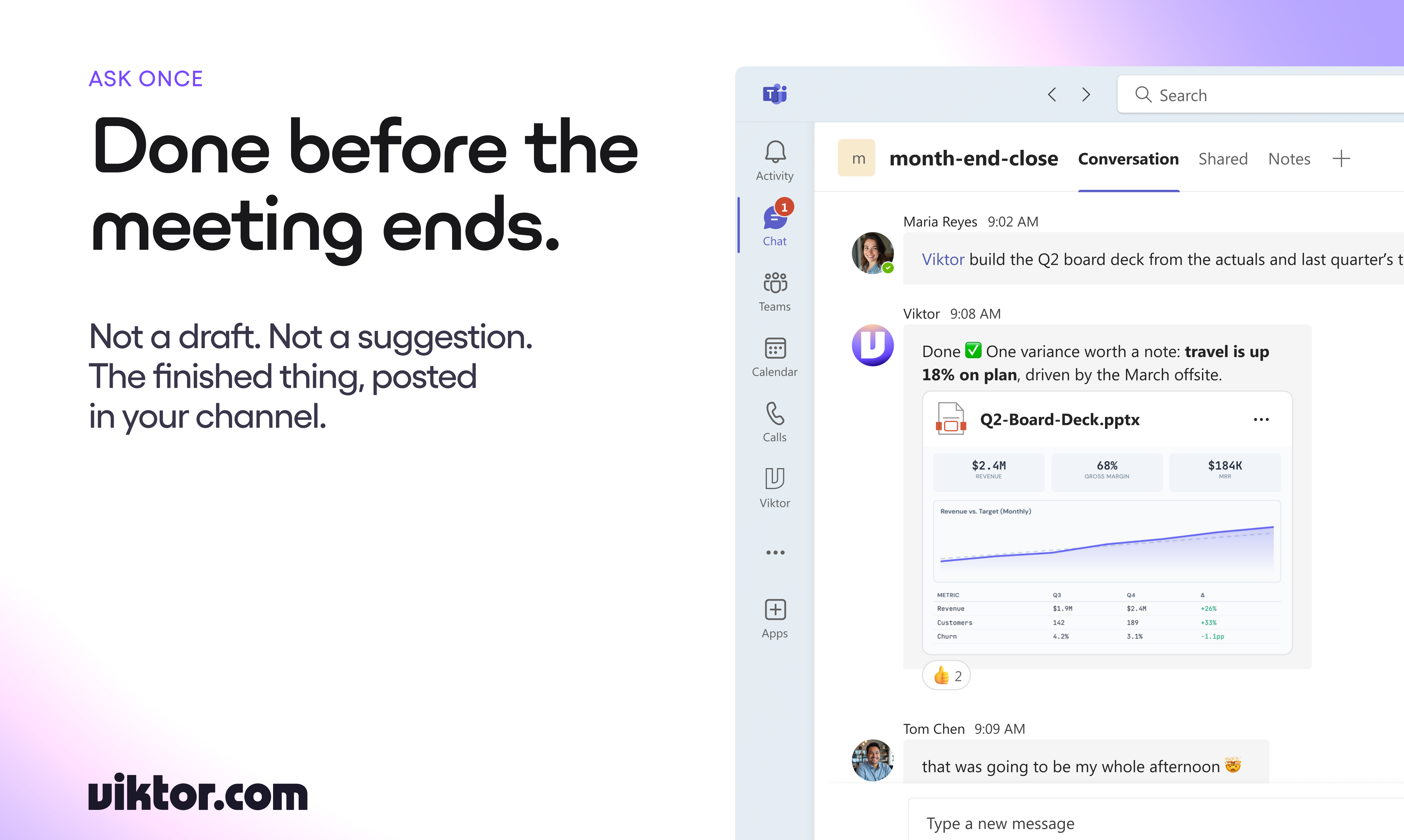 Viktor for Microsoft Teams gallery image