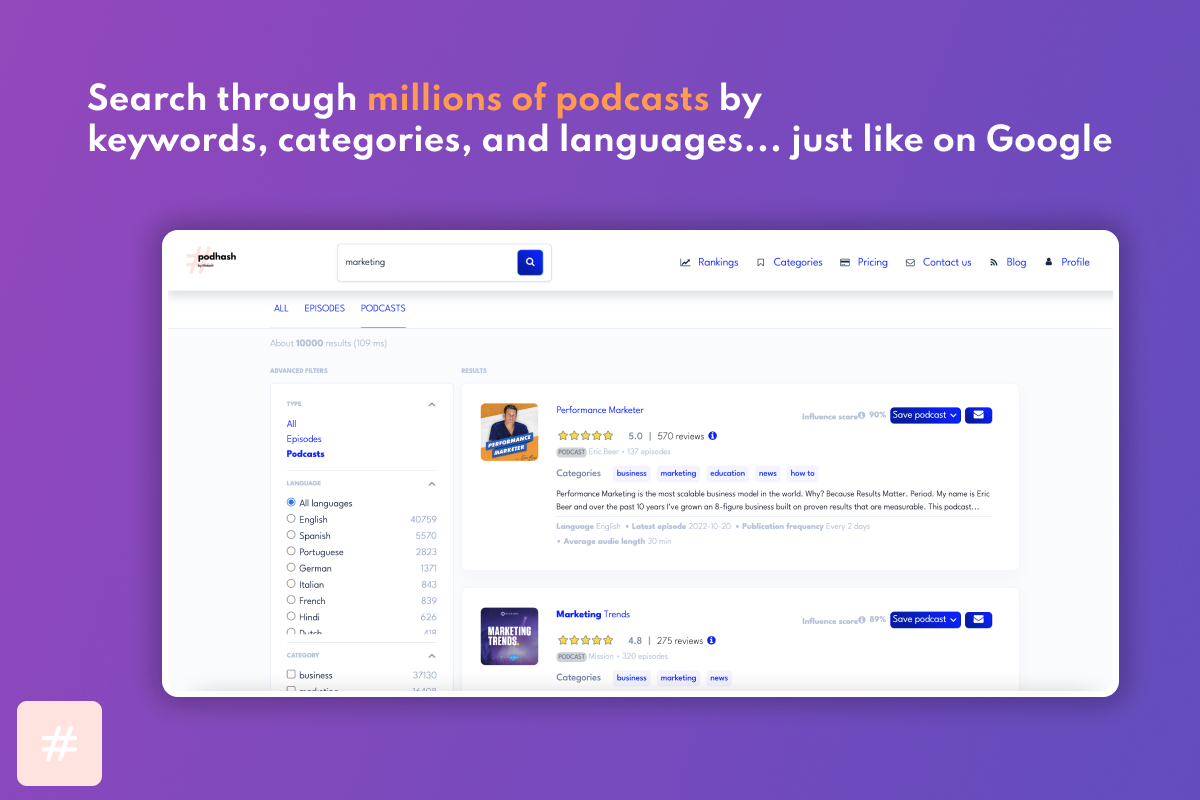 Podhash media 2
