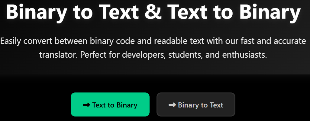Binary Code Converter gallery image
