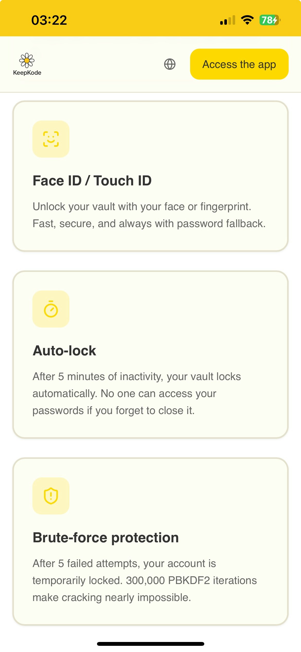 KeepKode - Screenshot 4 showing product features and functionality