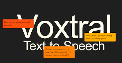 Voxtral TTS by Mistral AI gallery image