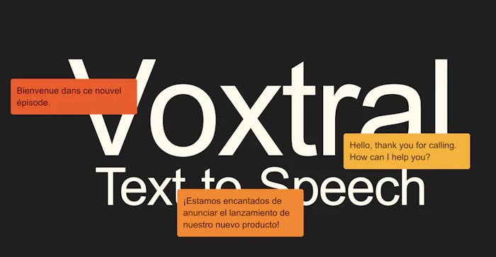 Voxtral TTS by Mistral AI产品图