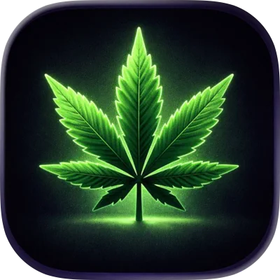 WeedIN - Product Hunt launch logo and brand identity