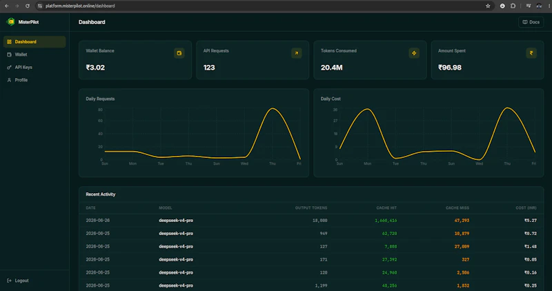 MisterPilot screenshot 2