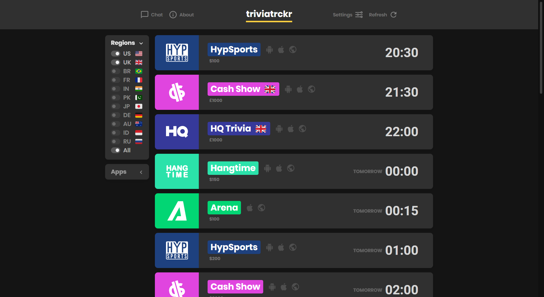 Triviatrckr gallery image