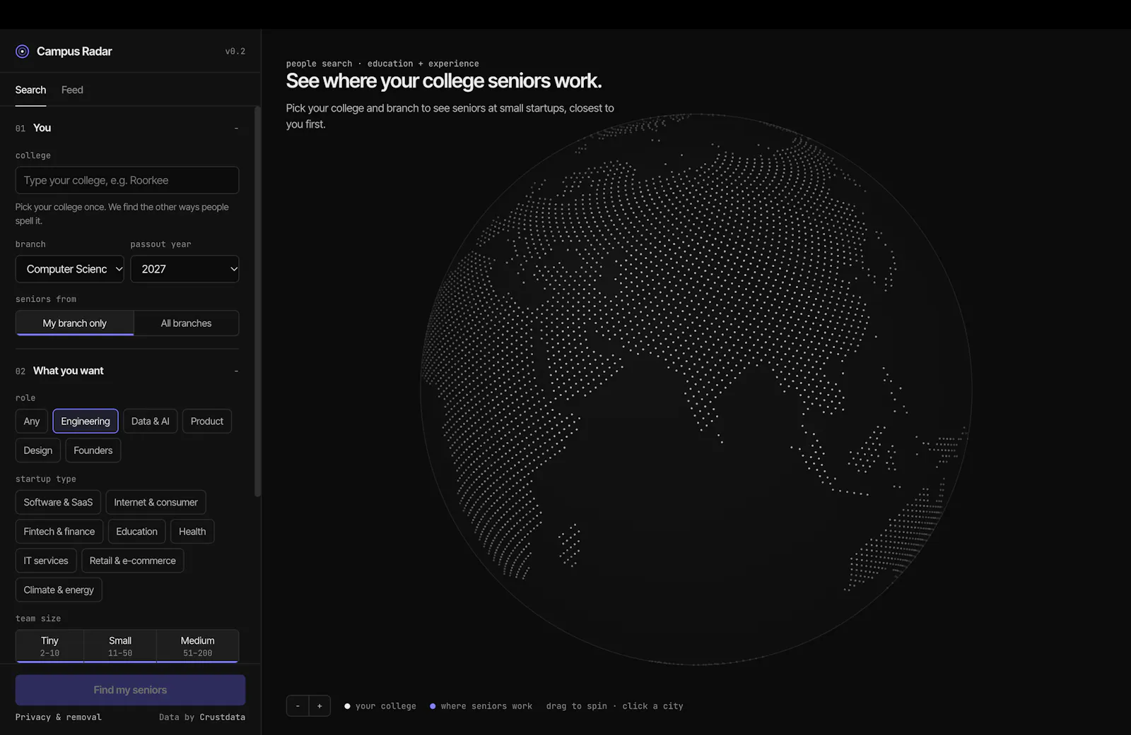 Campus Radar screenshot 2
