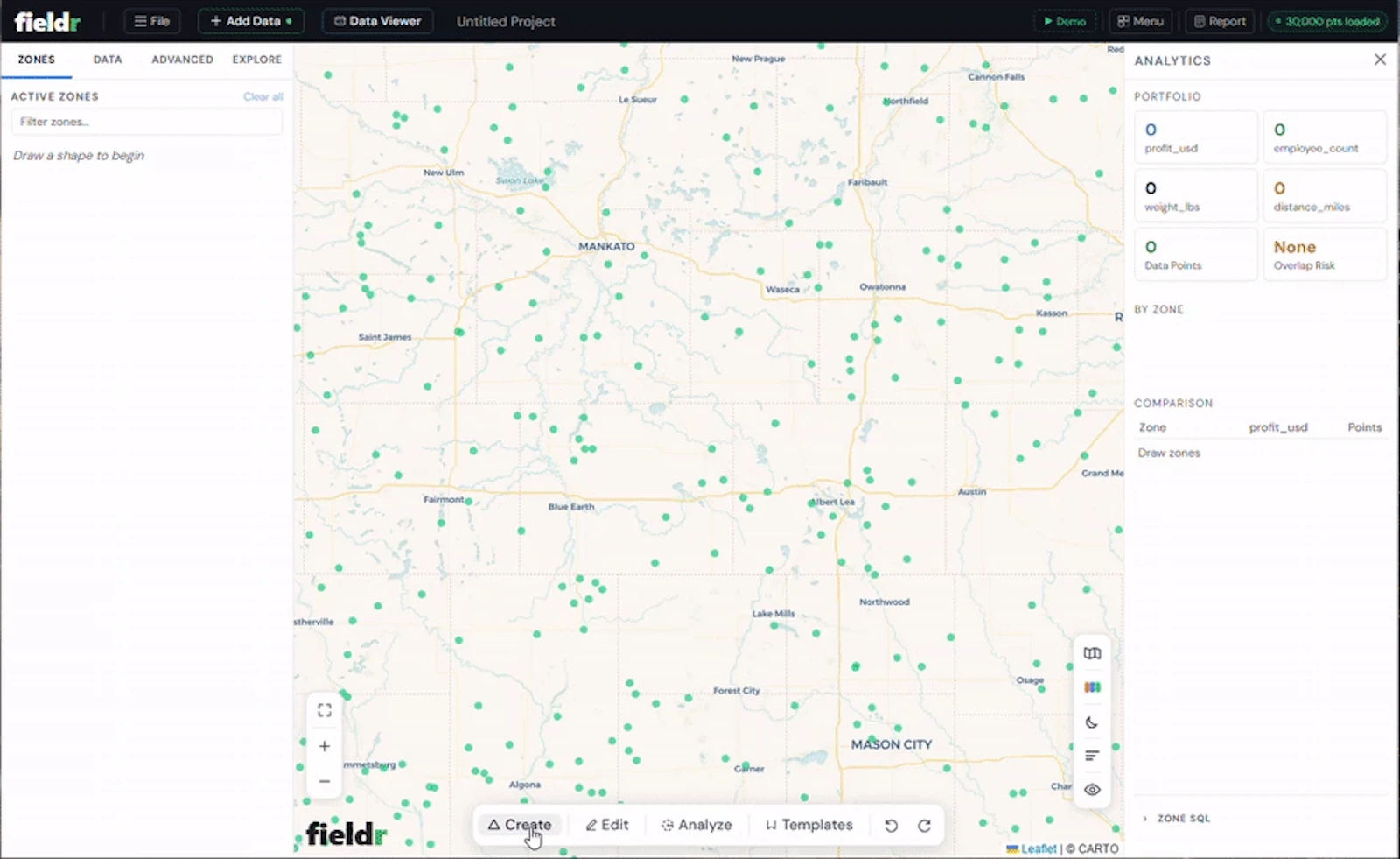 Fieldr studio screenshot 1