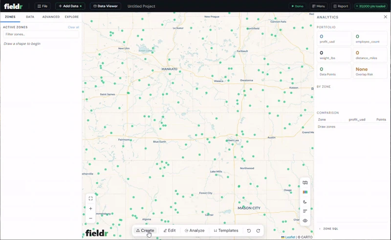 Fieldr studio screenshot 1