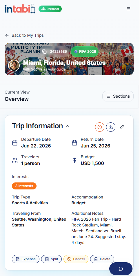 intabi AI Travel Planner gallery image