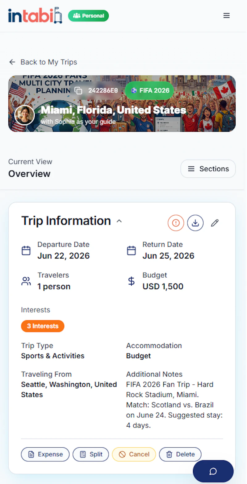 intabi AI Travel Planner screenshot 3