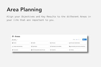 Moonshot OKR Notion Template gallery image