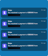Stripe Payment Notification Generator gallery image