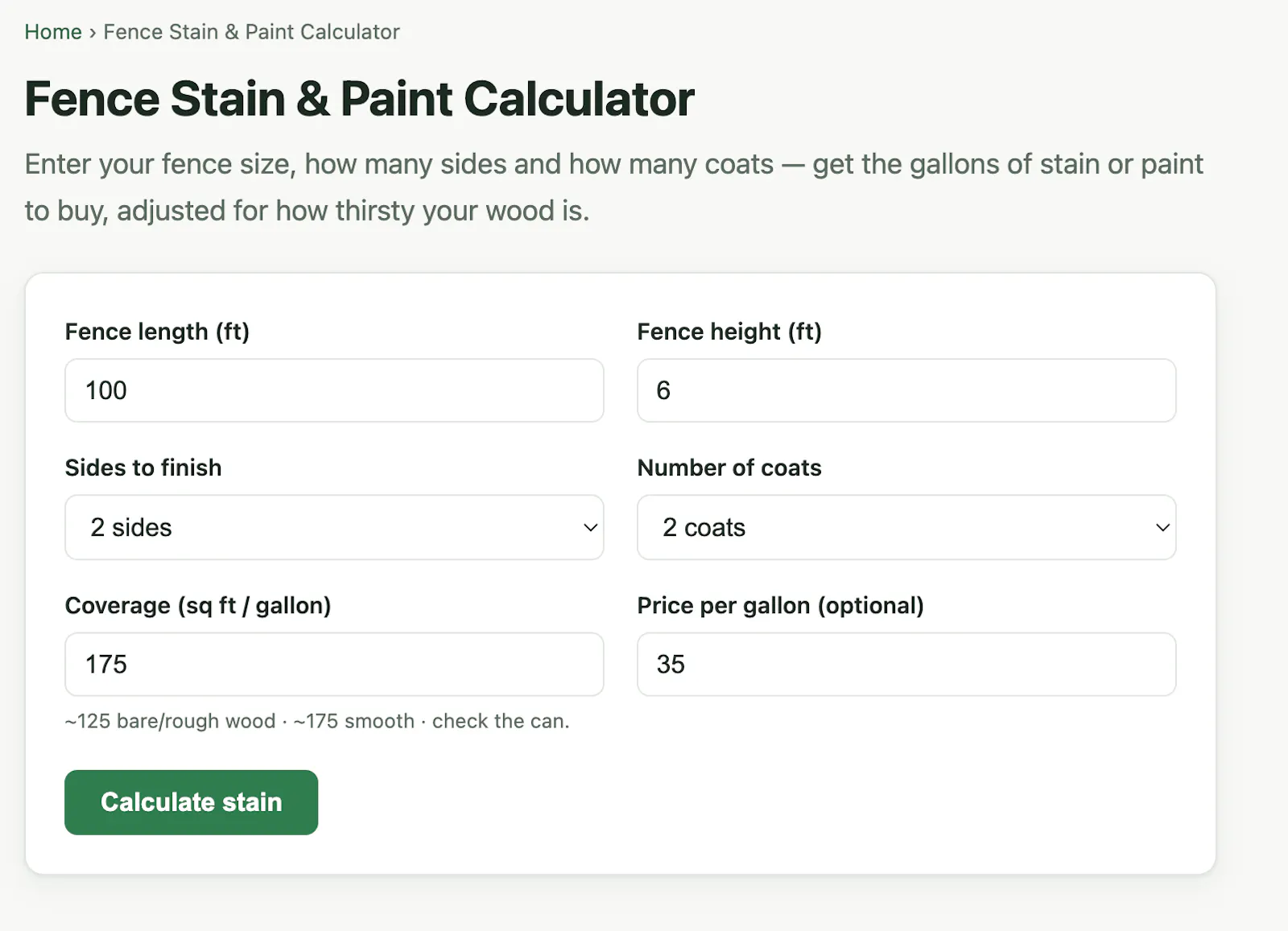 FenceTally screenshot 4