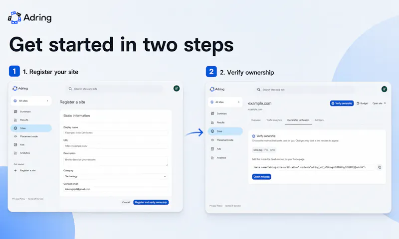 Adring screenshot 2