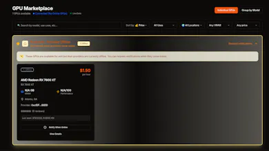 GPUFlow - Monetize Your Idle GPU gallery image