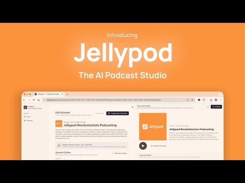 startuptile Jellypod - AI Podcast Studio-Create customizable AI podcasts in minutes