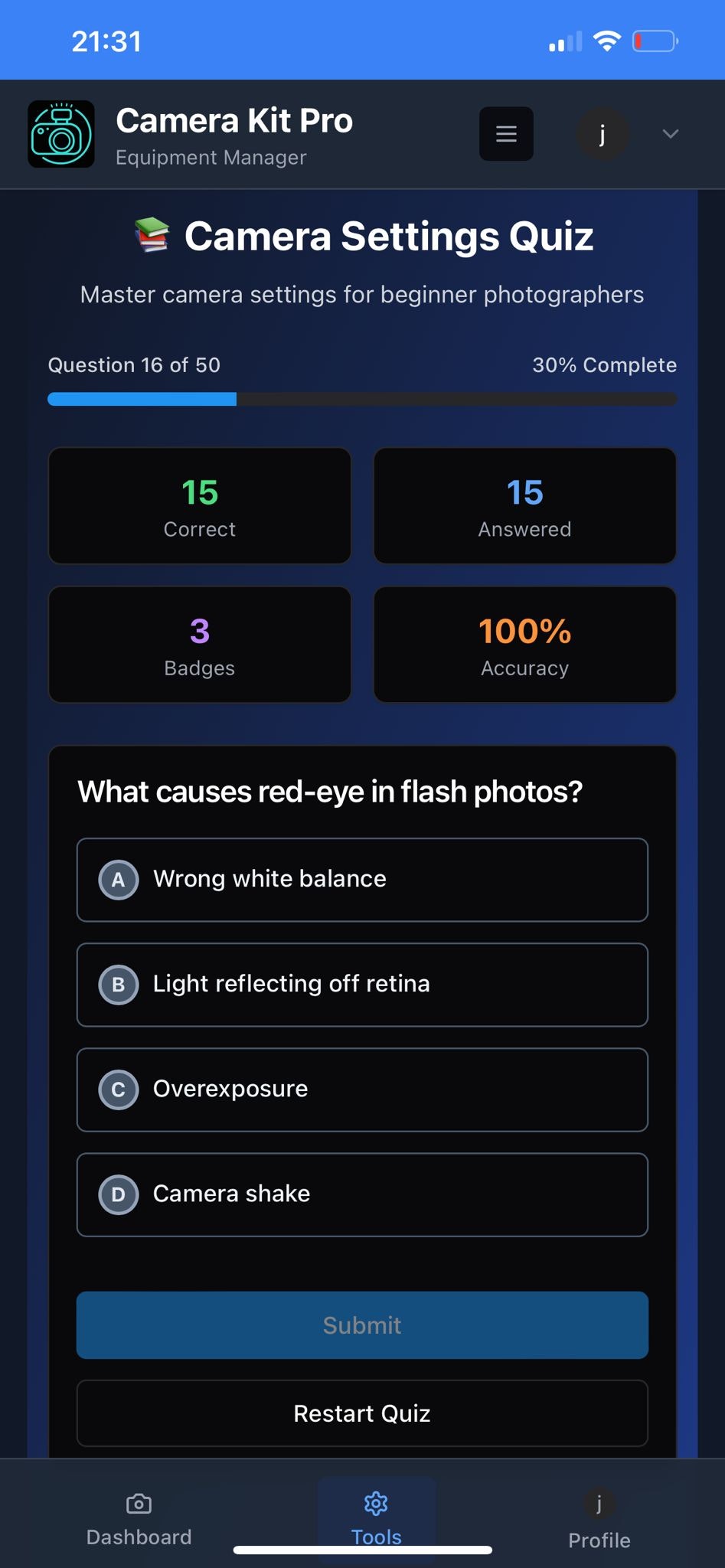 Camera Kit Pro - Gestión y herramientas de equipos de fotografía media 7