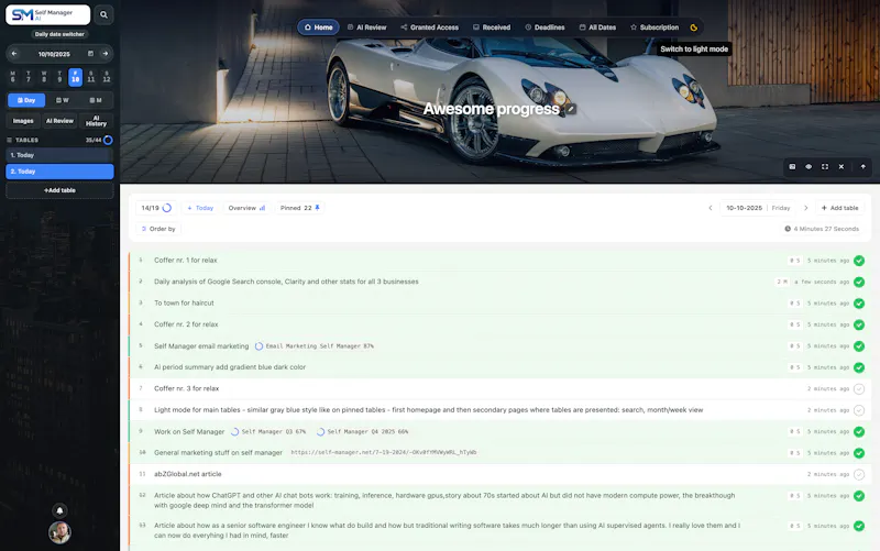 SelfManager.ai version 5.20.1 screenshot 1