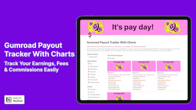 Gumroad Payout Tracker gallery image