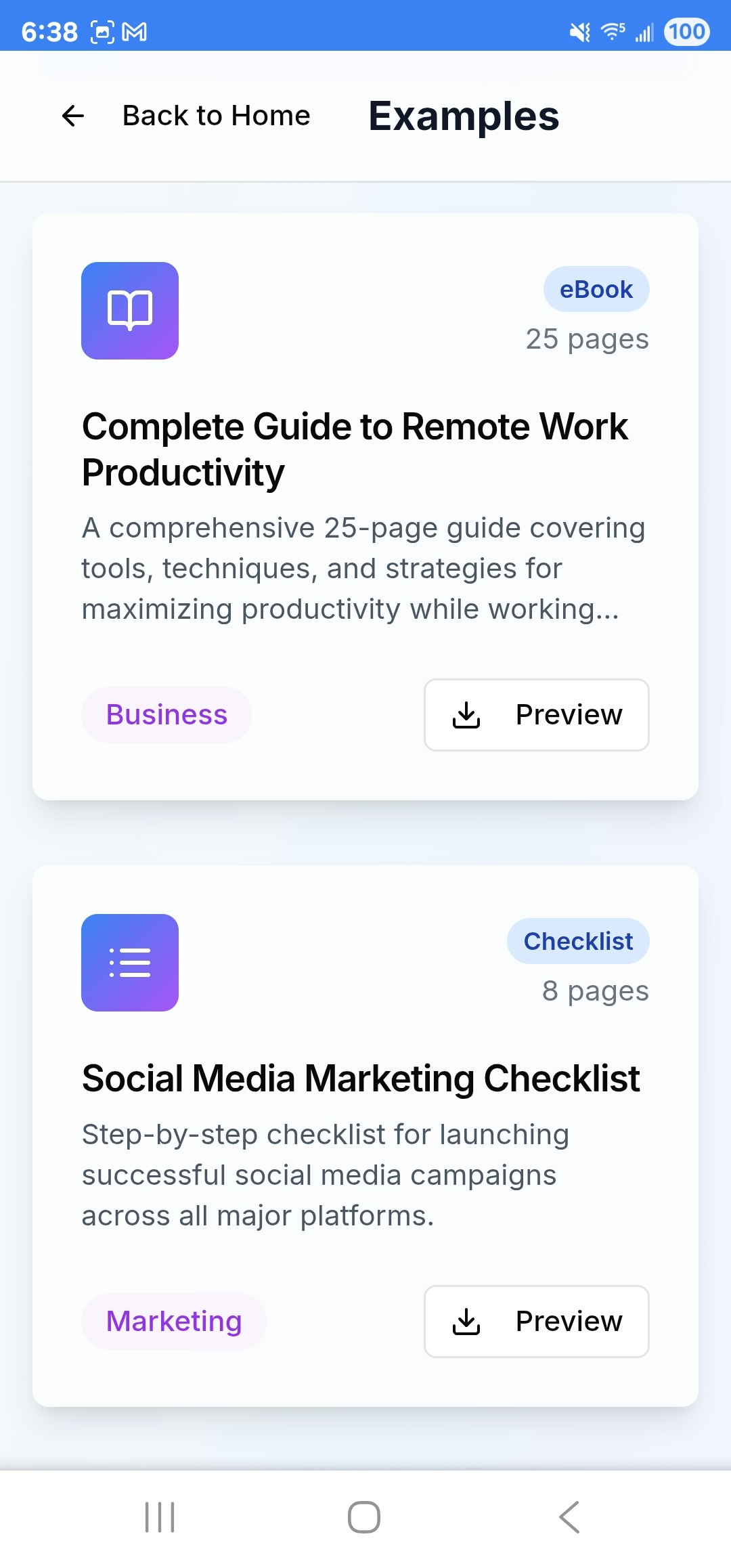 ProductMint - Make ebooks, courses, planners and more in 2 minutes or less media 2