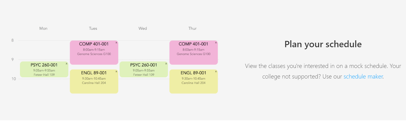 Coursicle gallery image