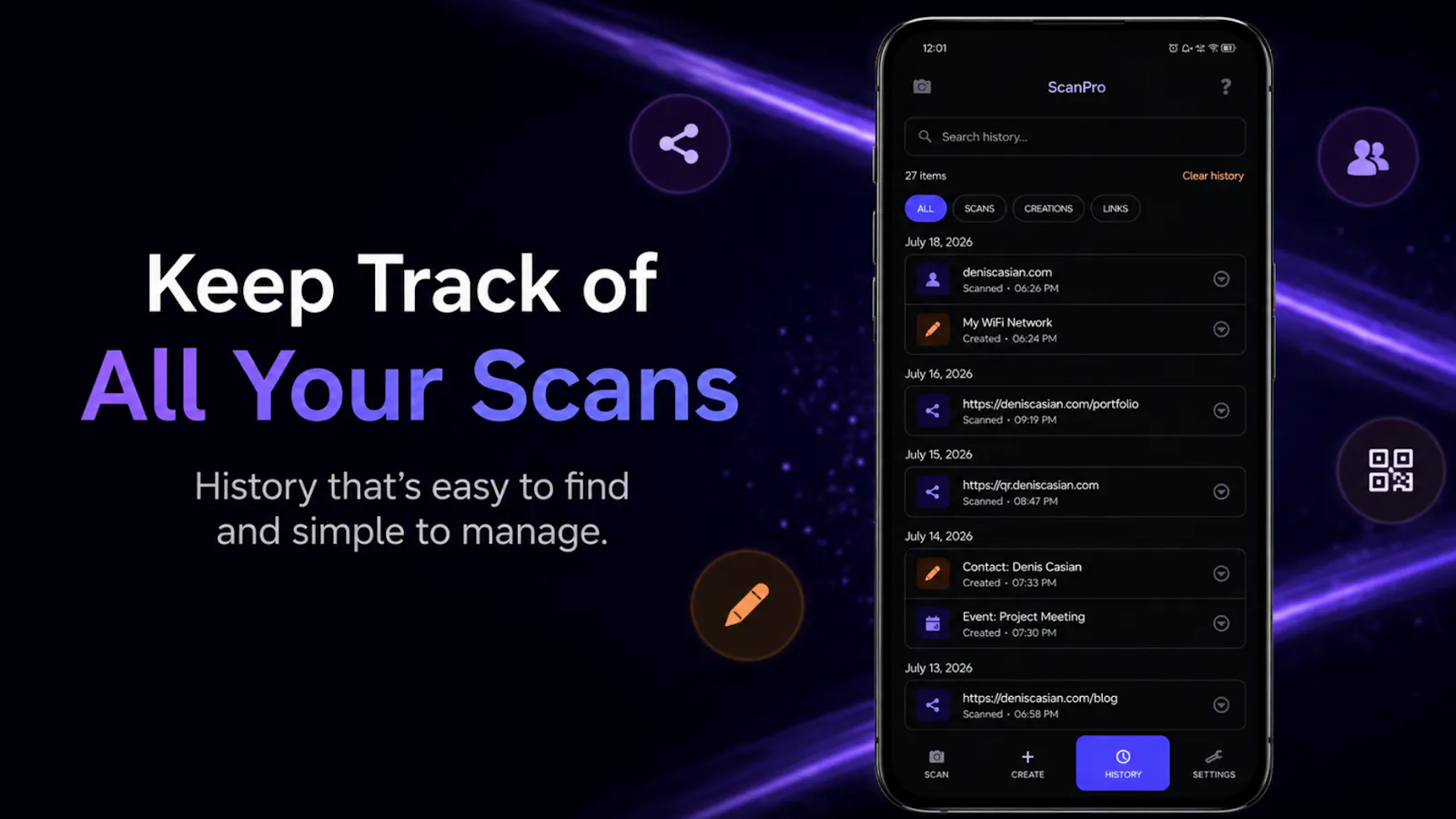 ScanPro: QR Scanner & Creator screenshot 3