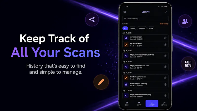 ScanPro: QR Scanner & Creator screenshot 3