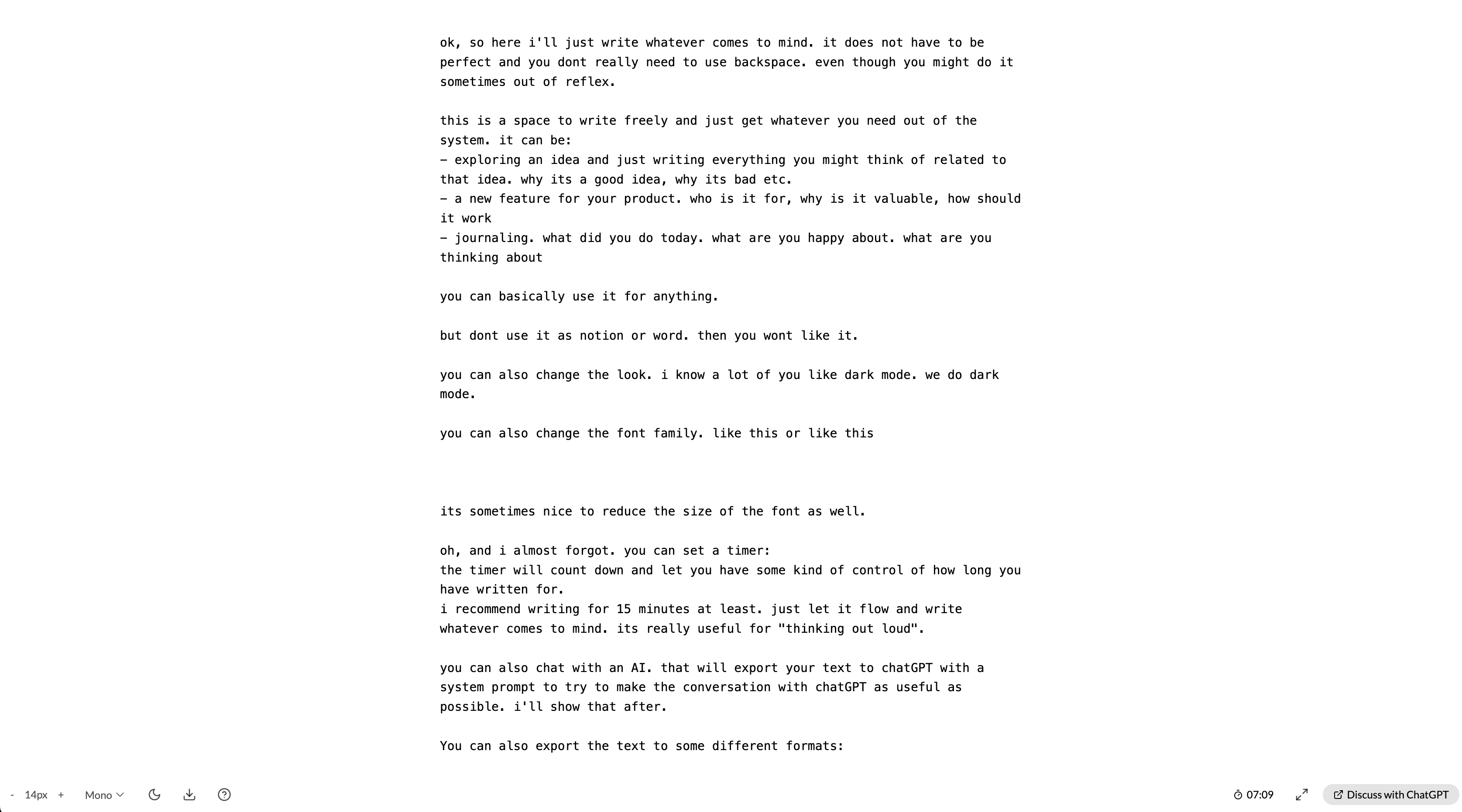 Média lumowrite.com - Écriture sans distraction 5