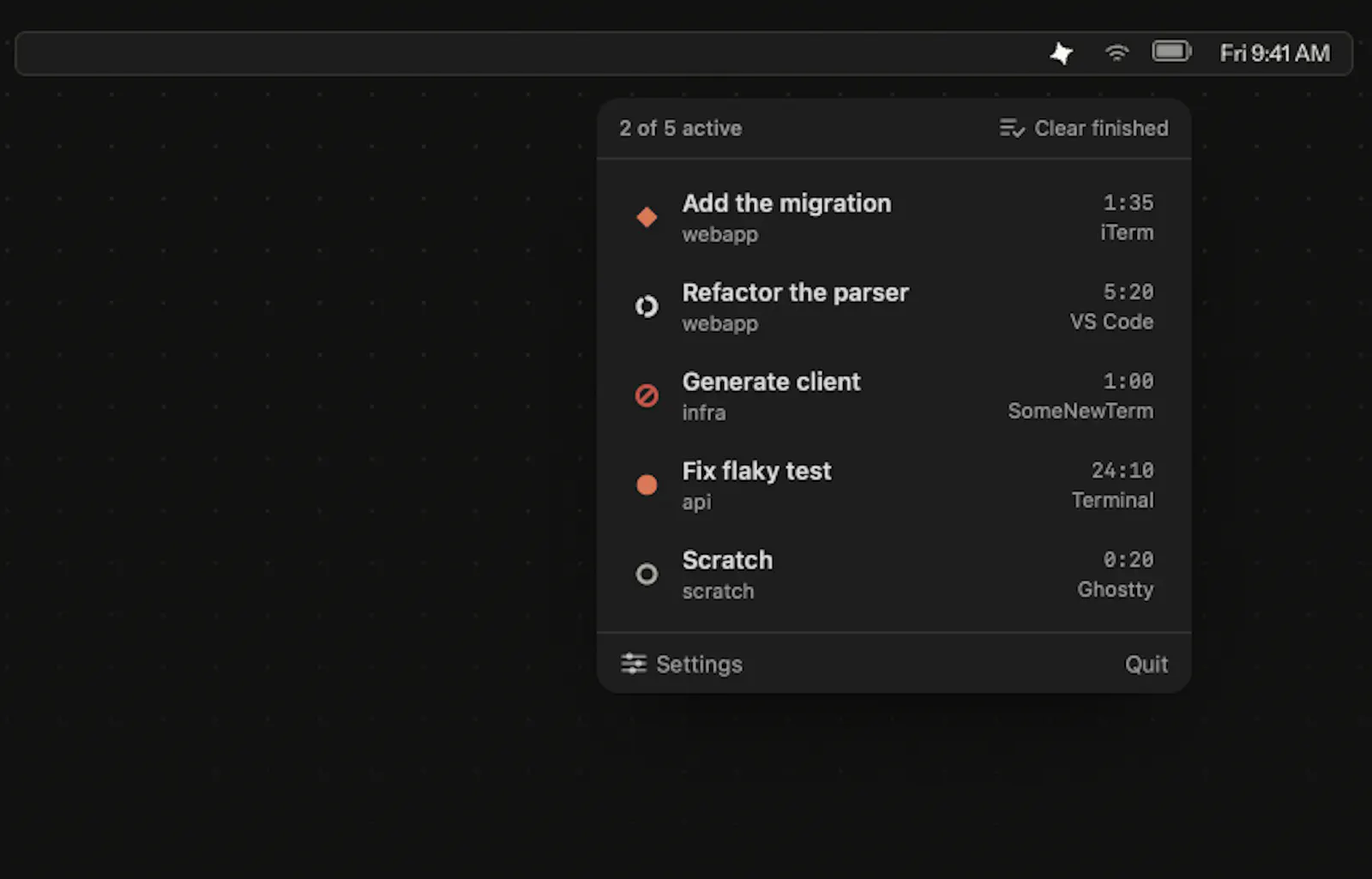 Claude Watch screenshot 1