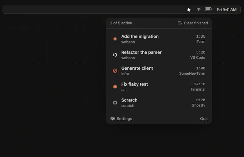 Claude Watch screenshot 1