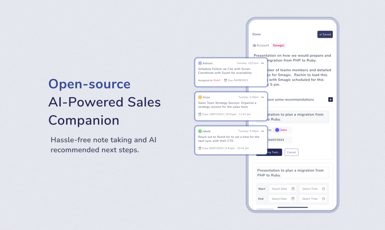 startuptile Sales Sparrow by True Sparrow-Open-source AI-powered Salesforce companion