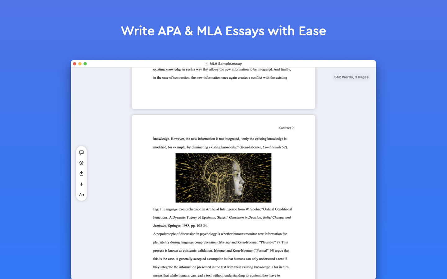how to do apa format on mac