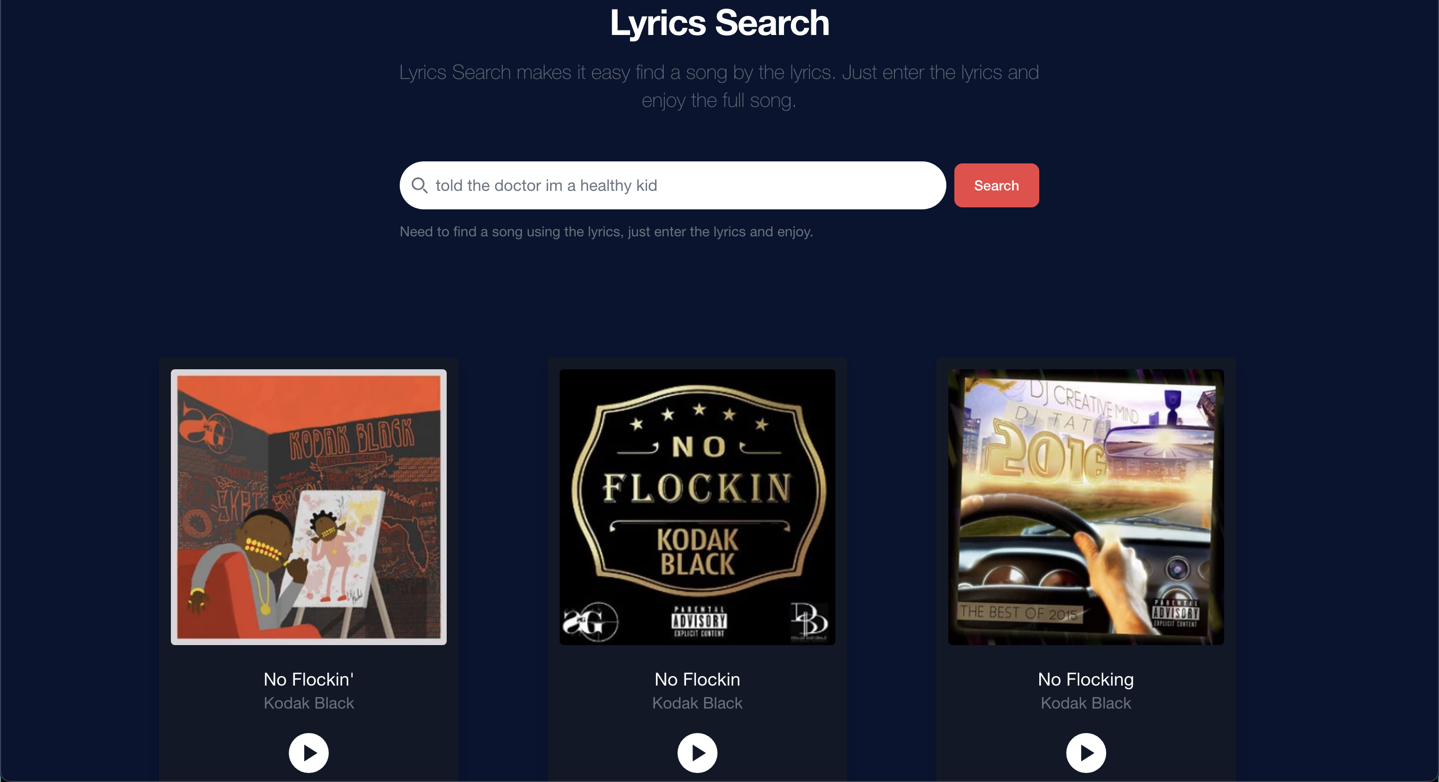 Lyrics Search gallery image