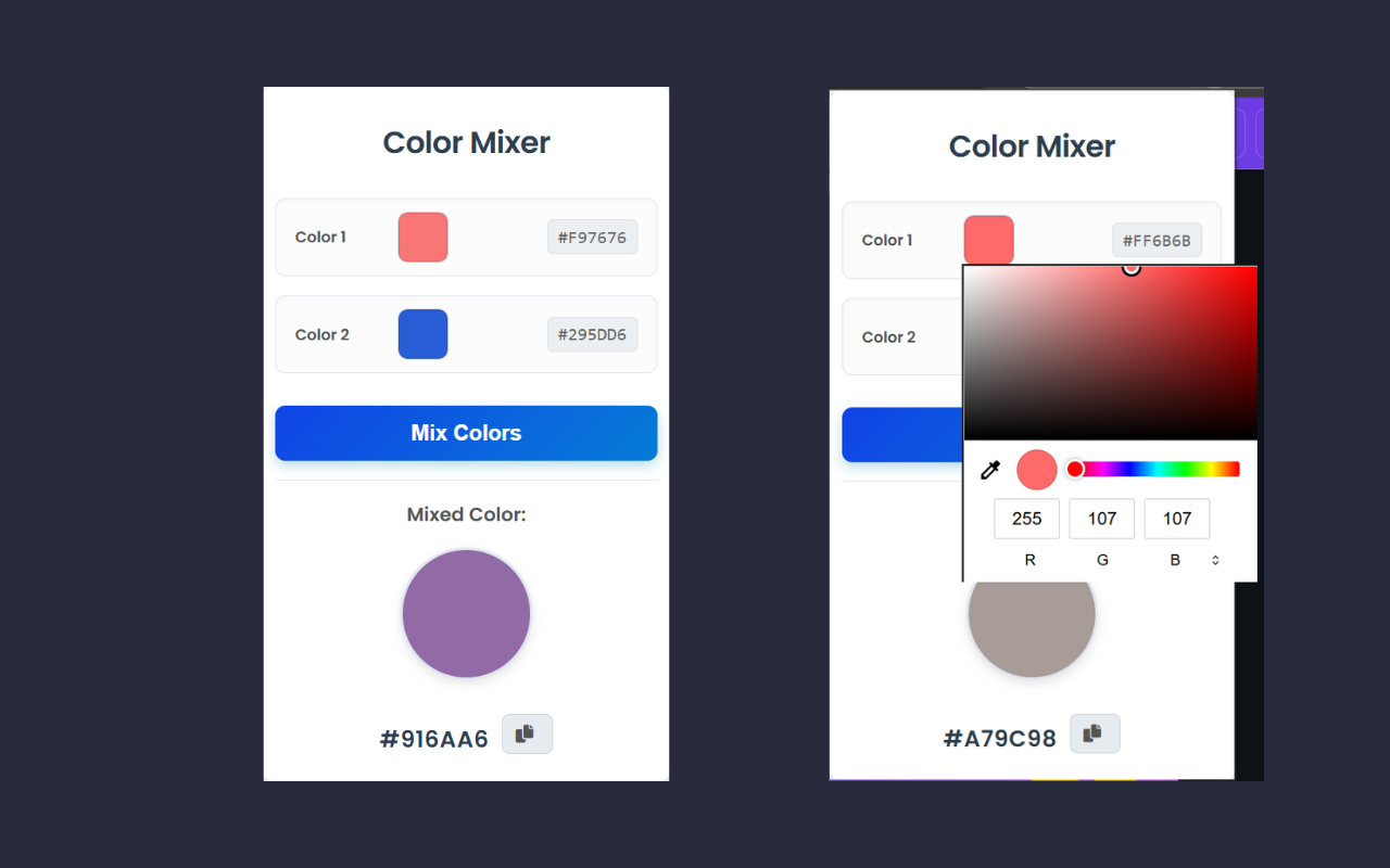 Simple Color Mixer gallery image