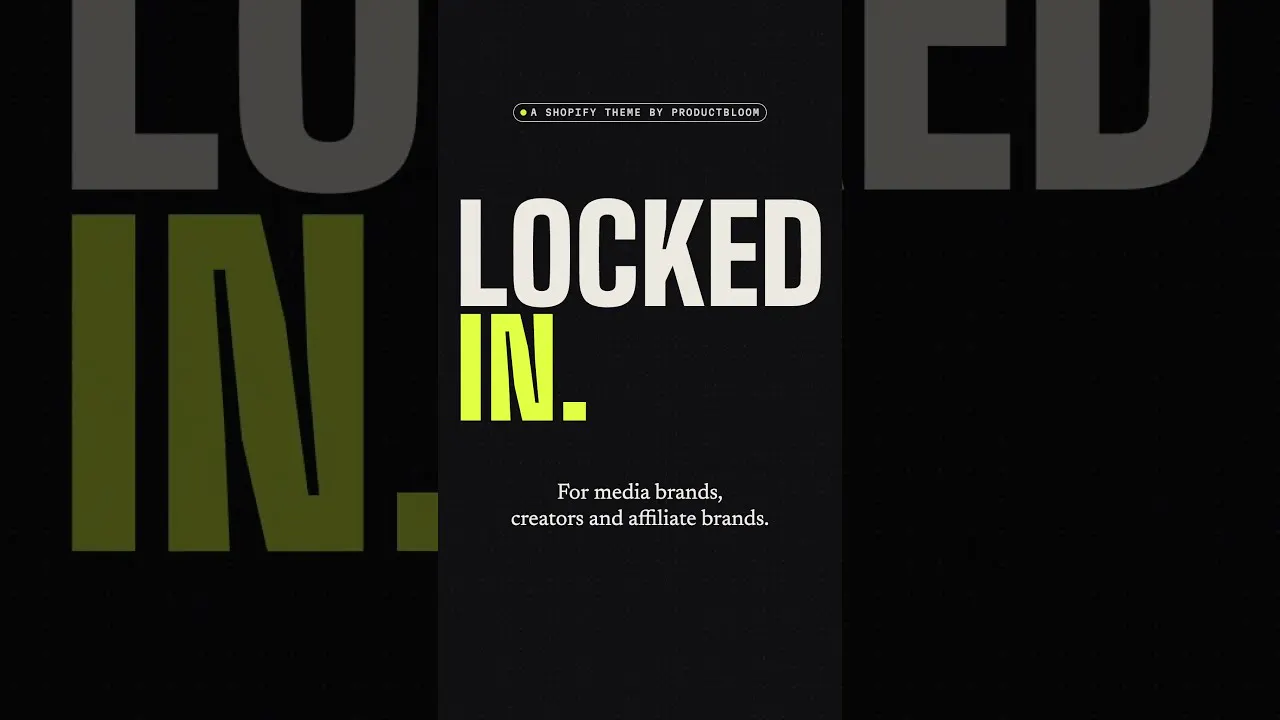 Locked In: Shopify Theme gallery image