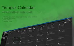 Tempus Calendar media 1