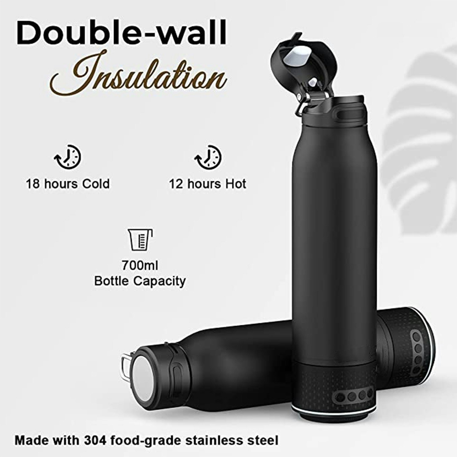 Média Bouteille avec du haut-parleur - Prenez vos morceaux en déplacement avec notre haut-parleur innovant de bouteille 3