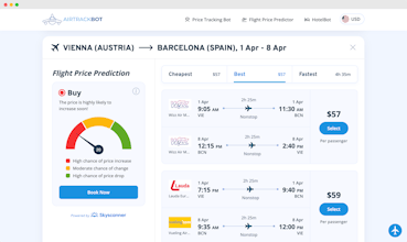 AirTrack • Flight Price Predictor gallery image