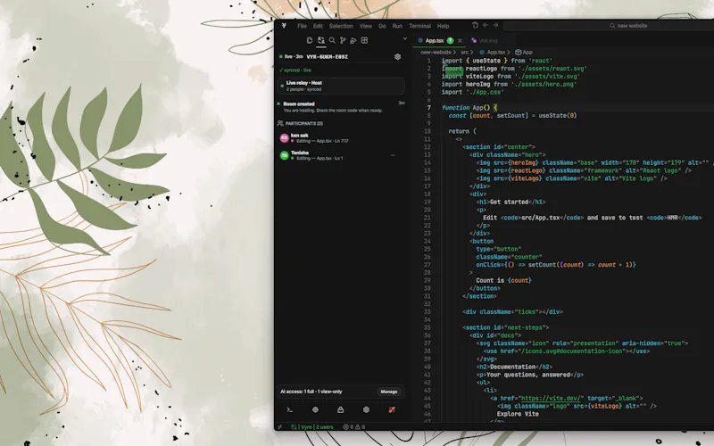 Vyre IDE screenshot 2