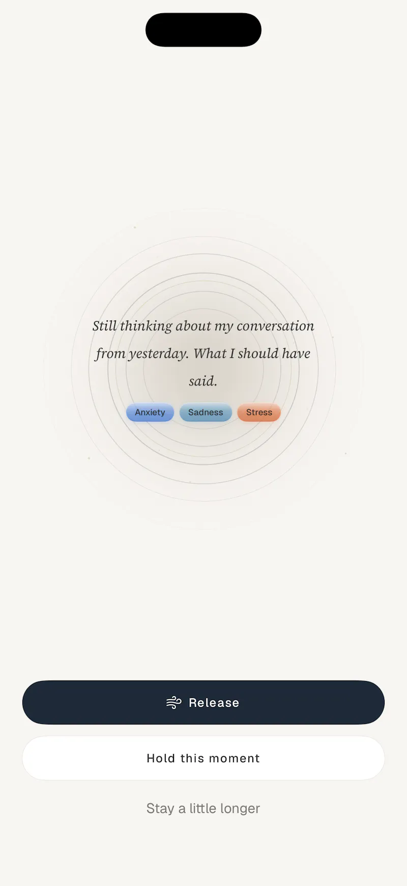 Salwa — Feel it. Sit with it. Let it go. screenshot 3