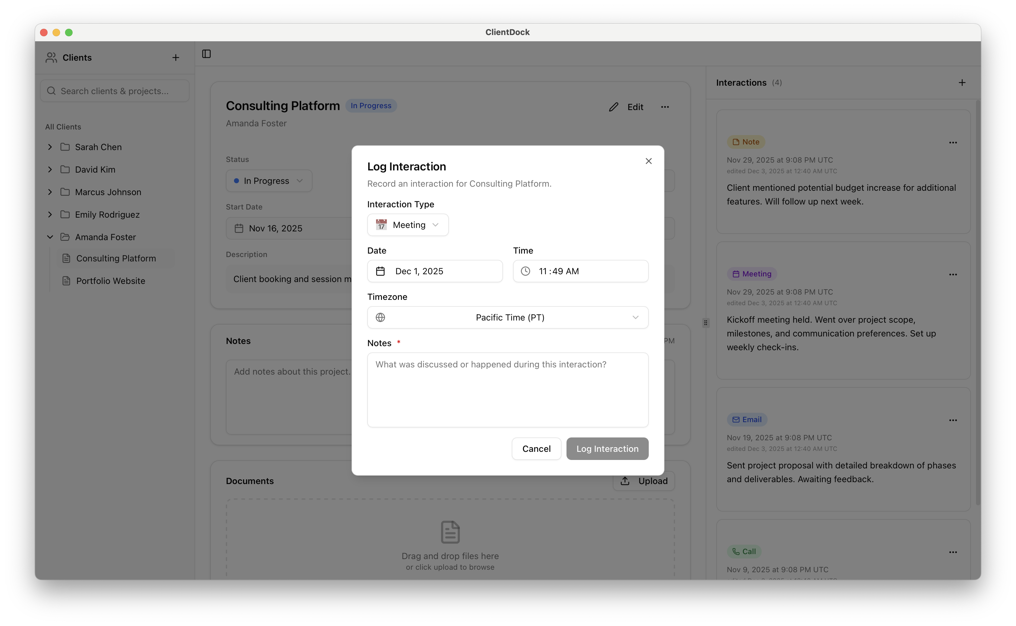 ClientDock — Local-First CRM gallery image