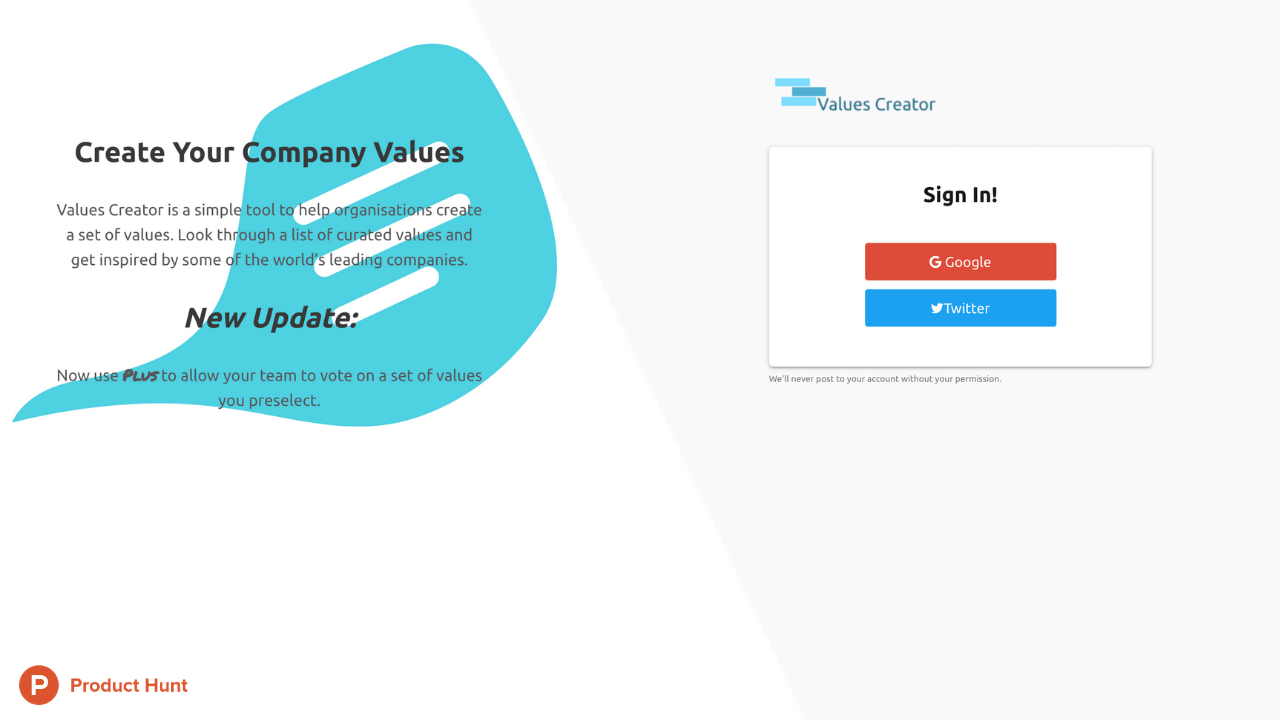 Values Creator gallery image