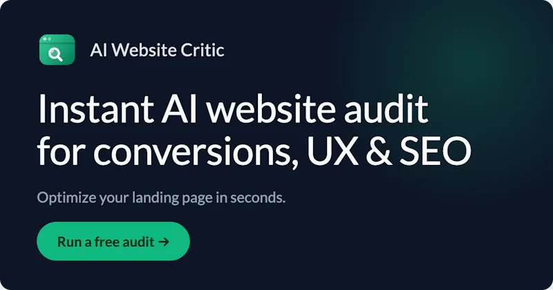 AI Website Critic screenshot 2