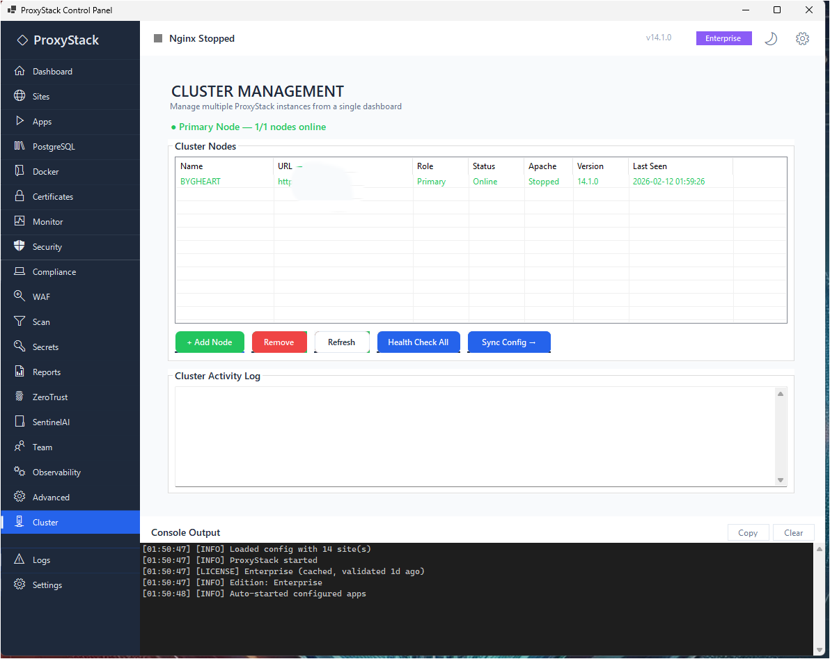 ProxyStack + SentinelAI gallery image