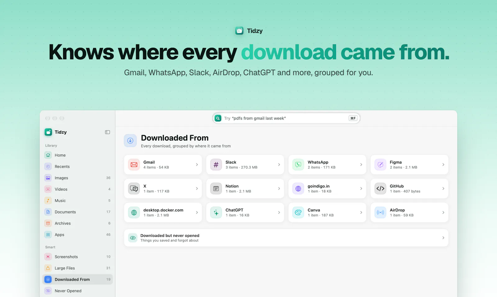 Tidzy screenshot 1