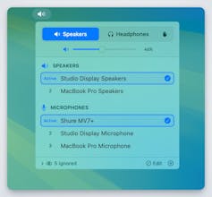 AudioPriorityBar gallery image