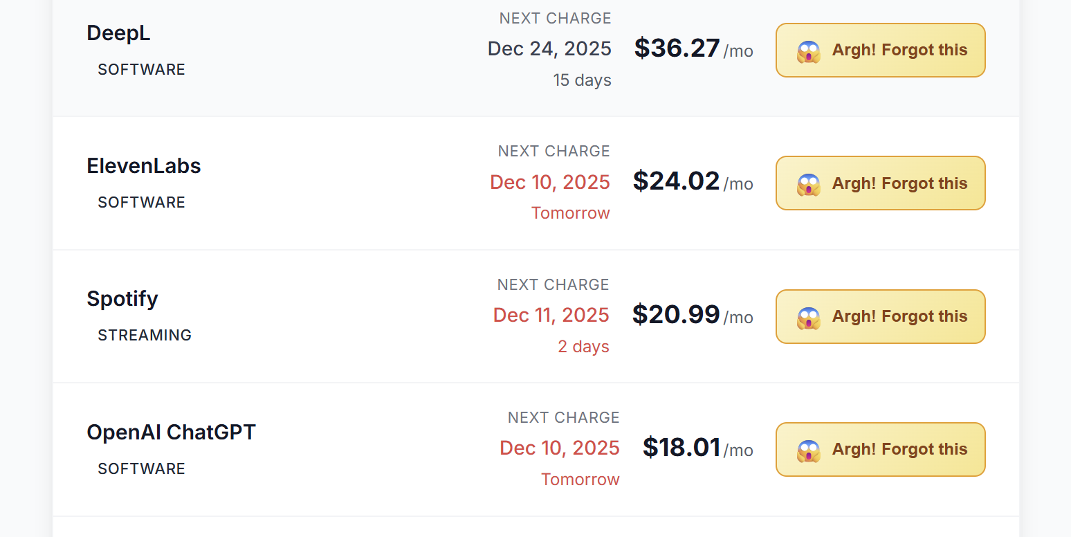 HiddenSubs gallery image